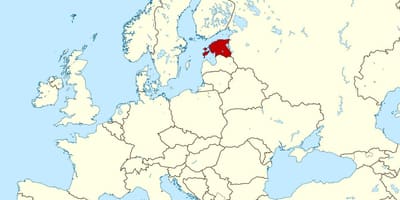 Estónsko polohu na mape sveta